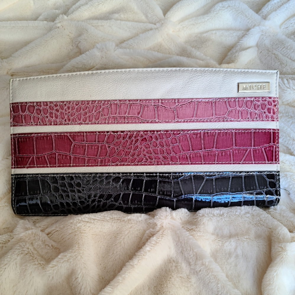 MICHE medium tri-fold purse shell